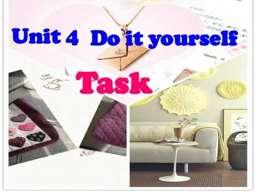 牛津译林版8A Unit4 Do it yourself task课件(共23张PPT)