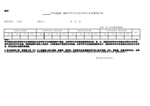 教师基本情况统计表