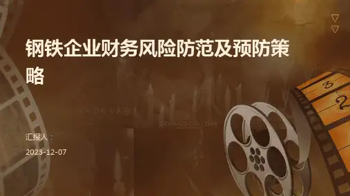 钢铁企业财务风险防范及预防策略