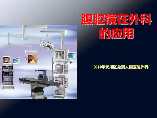 腹腔镜在外科的应用PPT课件