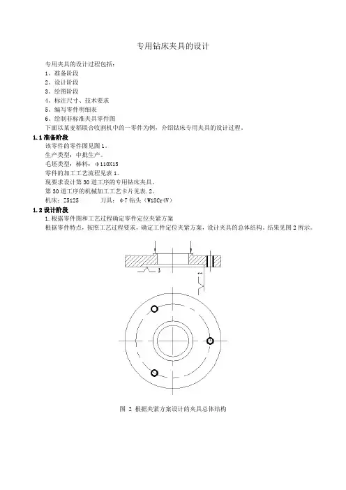 专用夹具毕业设计论文案例