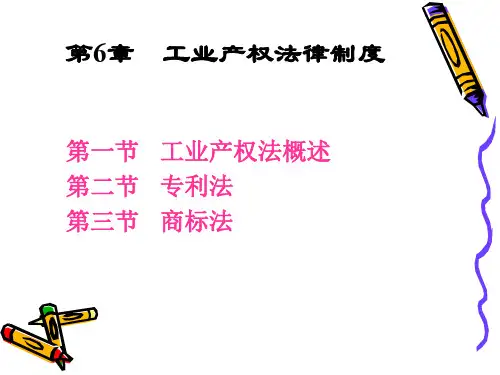 经济法第6章 工业产权法