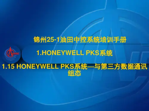 1.15 HONEYWELL PKS系统—与第三方数据通讯组态