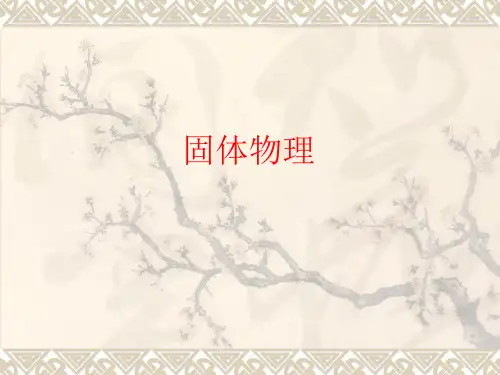 晶体结构中的缺陷ppt课件
