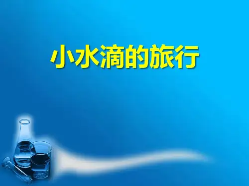 《小水滴的旅行》优秀PPT