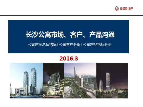 长沙公寓市场及产品沟通PPT课件