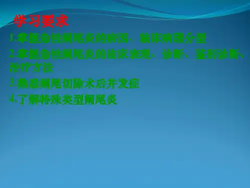 阑尾炎课件Acute_appendicitis