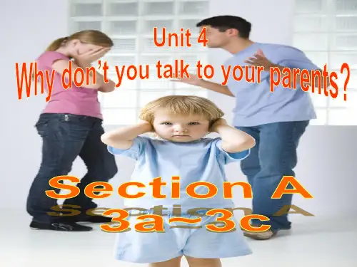 人教版八年级英语下Unit4 SectionA 3a—3c教学课件共23张PPT
