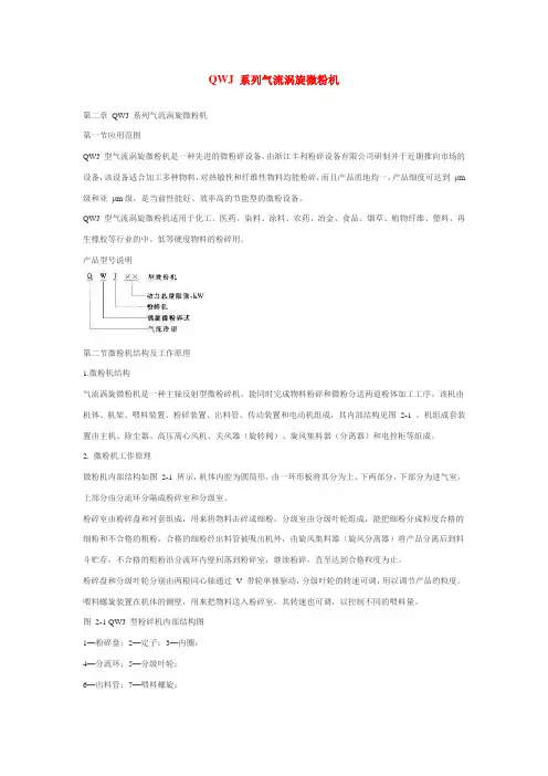 气流涡旋微粉机