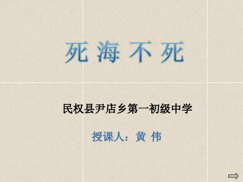 《死海不死》 课件完美版