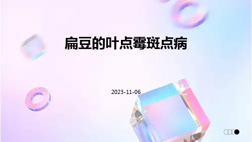 扁豆的叶点霉斑点病