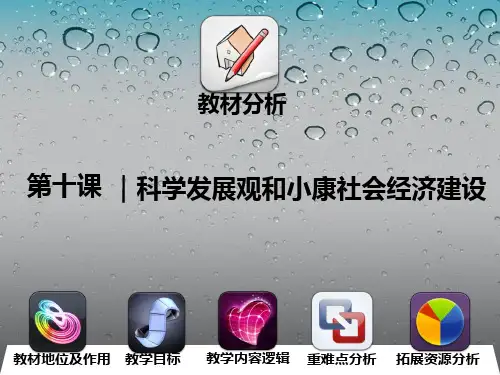 人教版高一《思想政治》经济生活第十课教材分析精品PPT课件