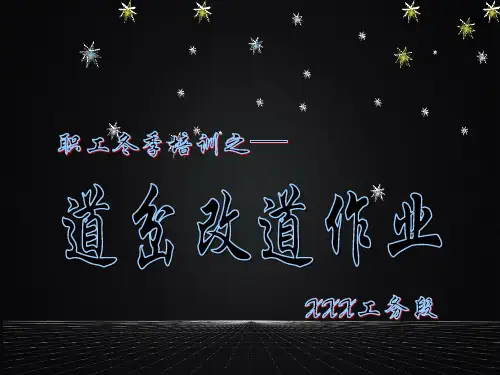 道岔改道作业