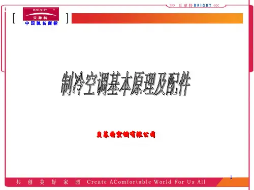 制冷空调基本原理及配件