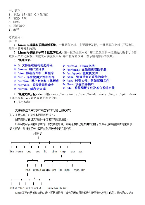 linux复习资料