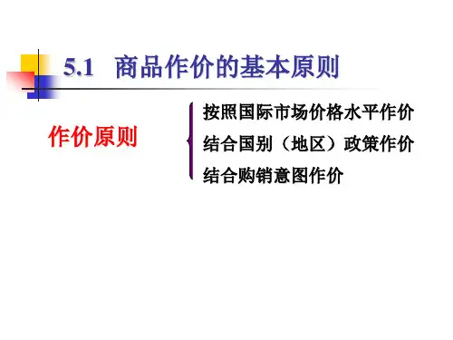 商品价格与核算PPT课件