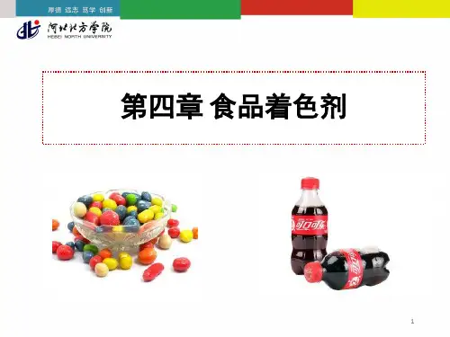 第四章-食品着色剂PPT课件