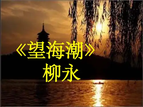 《望海潮__获奖_ppt_柳永