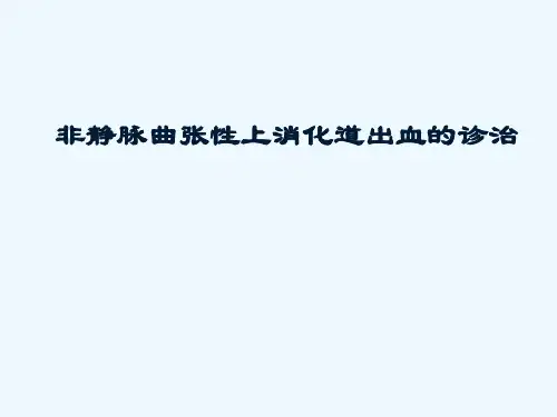 非静脉曲张上消化道出血ppt课件