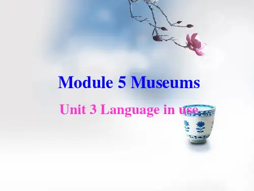 外研版九上M5Unit3 Language in use14课件
