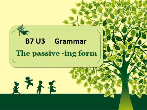 高中英语B7 Unit3 grammar
