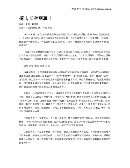 搏击长空羽翼丰