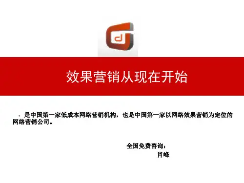 效果付费广告效果营销广告按效果付费的广告PPT课件