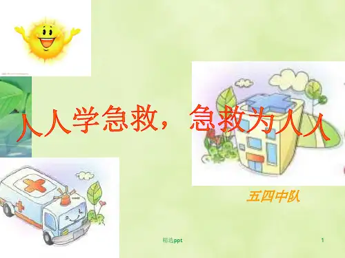 人人学急救,急救为人人ppt课件