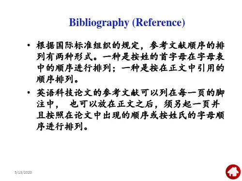 Bibliography (Reference)