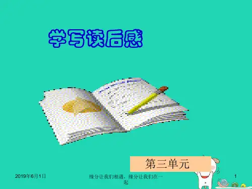 八年级语文下册第三单元写作学写读后感新人教版pptx