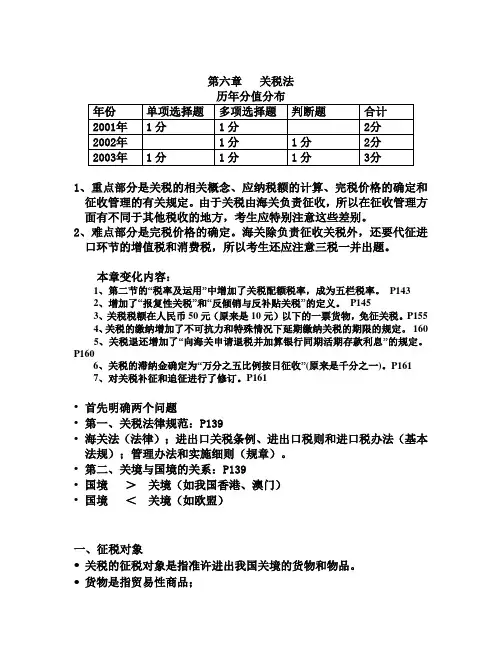 注册会计师最新考试税法辅导资料(18个doc)1