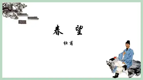 《春望》PPT教学课件