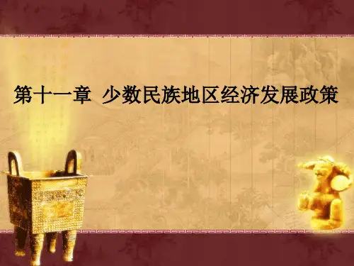 第十一章：少数民族地区经济发展政策.pptx