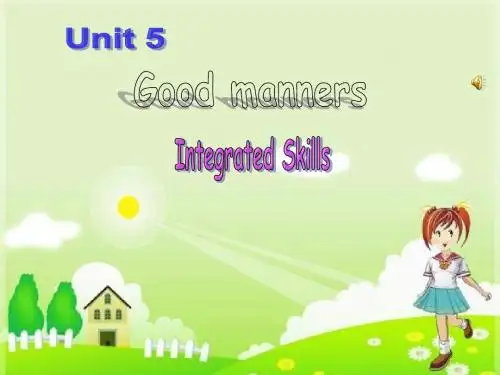 牛津译林英语八年级下册Unit5Integrated skills(共18张PPT)