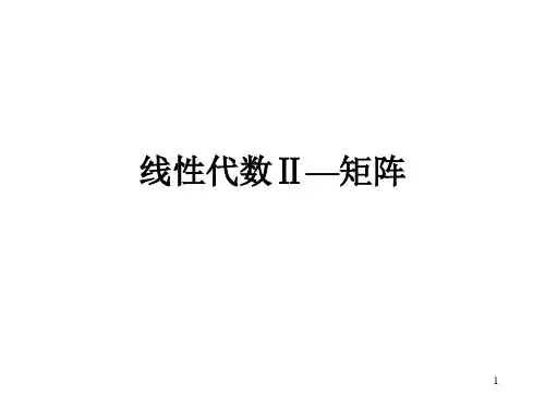 线性代数Ⅱ—矩阵.ppt