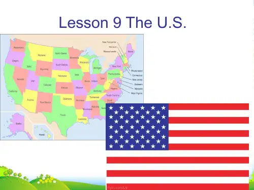 新冀教版五年级英语上册《Lesson 9 The U.S.》课件