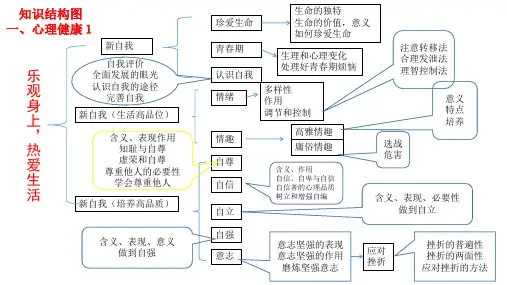 初中政治复习知识结构图-精品PPT课件