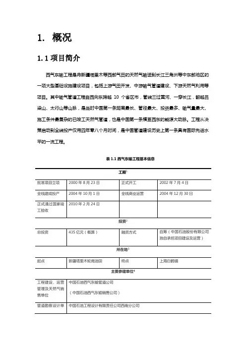 西气东输
