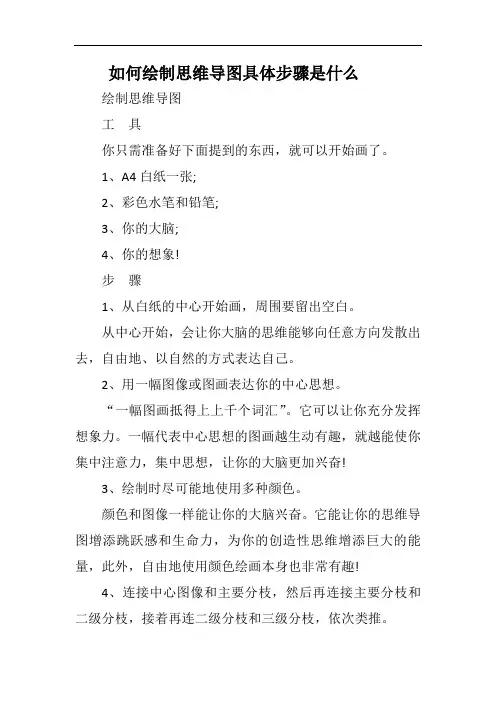 如何绘制思维导图具体步骤是什么
