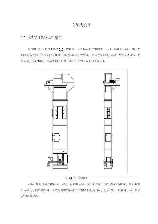 TH315斗式提升机第二章-结构设计M5教学文稿