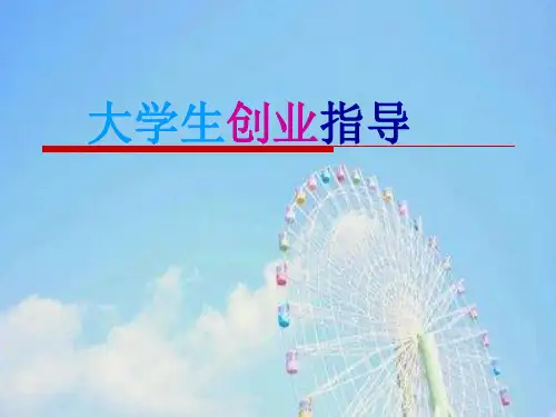 大学生创业指导(完整本)