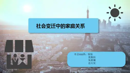 家庭社会学ppt