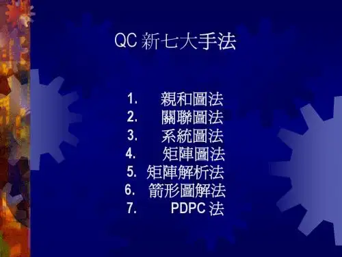 新QC七大手法