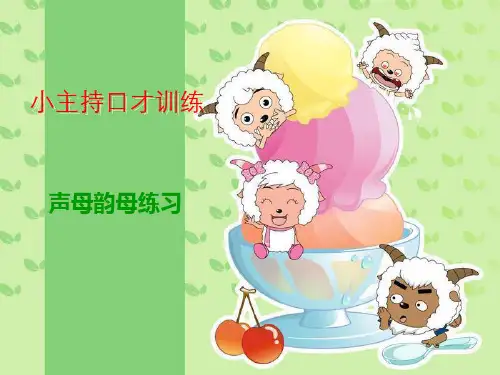 声母韵母练习