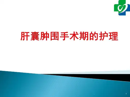 肝囊肿围手术期护理PPT参考课件