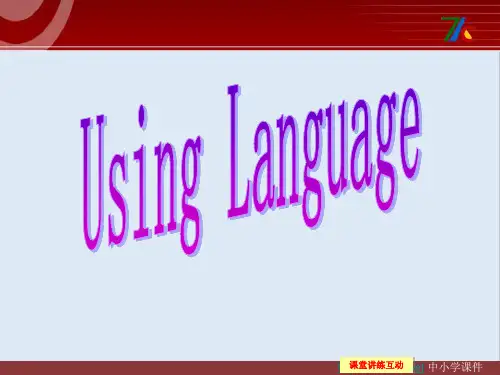 最新人教版高中英语选修8 Unit 3《Inventors and inventions》(Using language)课件