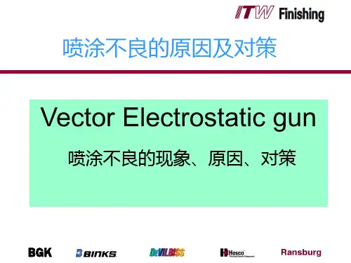 静电枪喷涂不良及对策