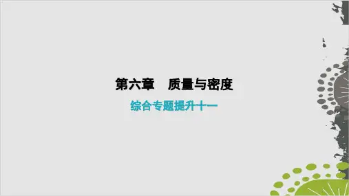 初中物理人教版《质量与密度》优秀课件1