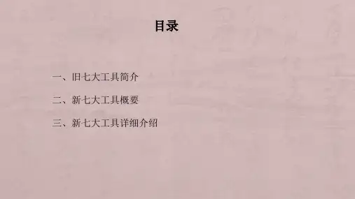 QC质量管理新旧七大工具介绍