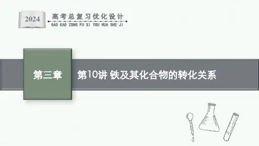 2024届高考一轮复习化学课件：铁及其化合物的转化关系